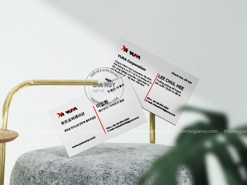 mẫu card visit việt hàn