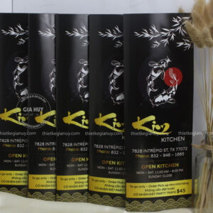 menu nha hang kim kitchen