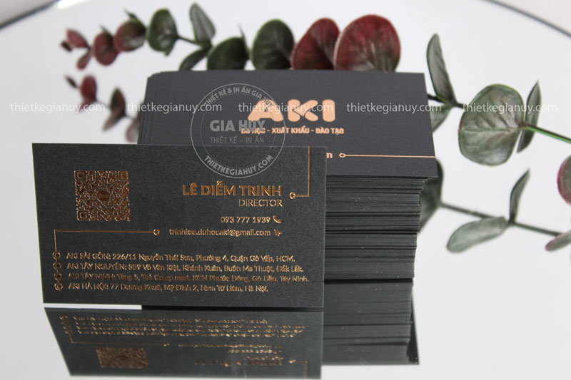 name card sang trong