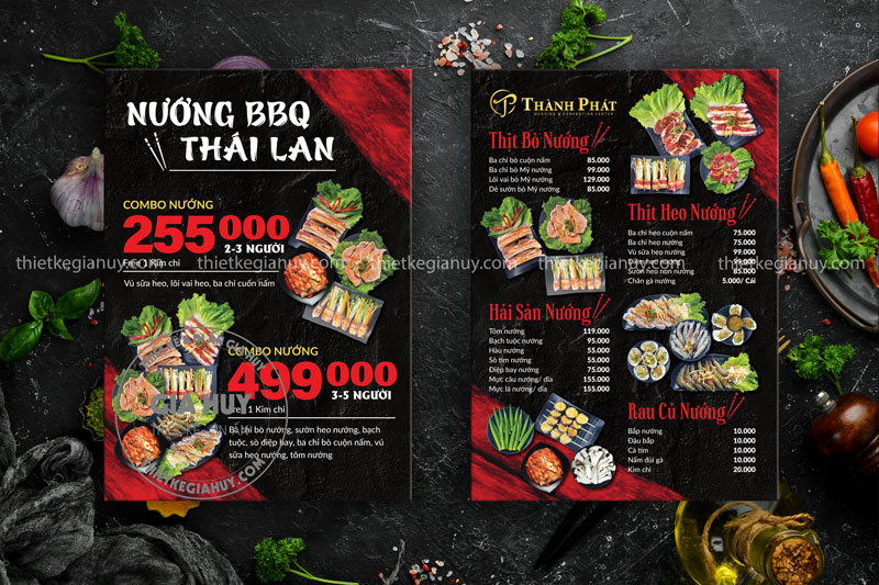 menu nuong bbq