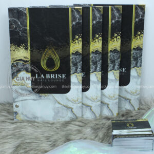 menu nails & card visit La Brise