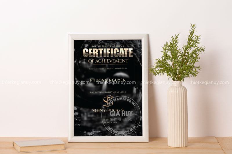 mau bang khen luxury