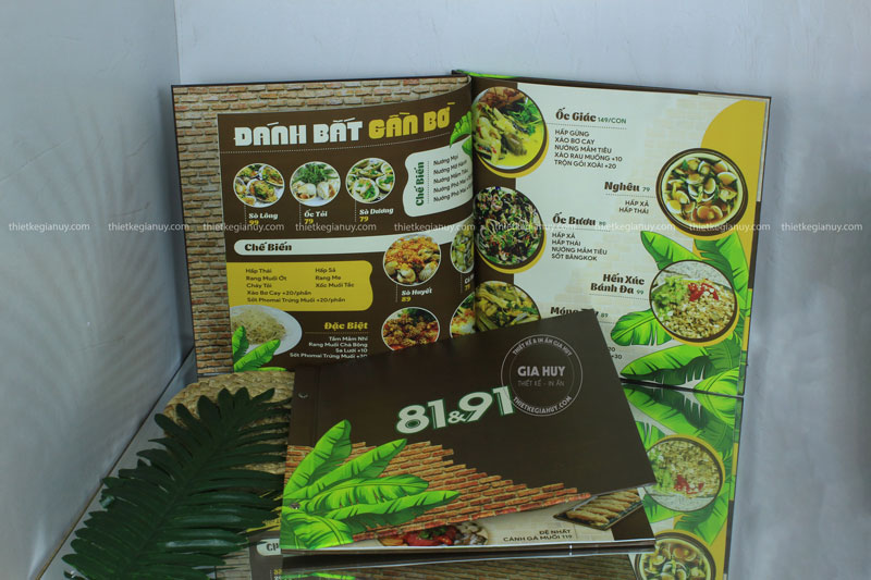 mau menu nha hang nghe thuat giao tiep sang trong