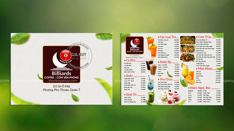 nghe thuat trong tung duong net cua thiet ke menu