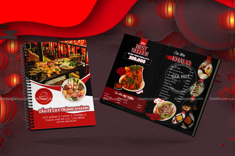 menu nha hang lau te cay trung khanh