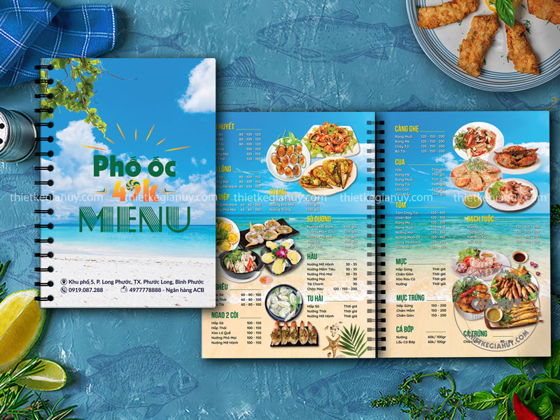 menu pho oc