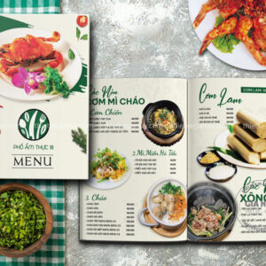 Tổng hợp các mẫu menu phổ biến nhất hiện nay - Bìa Menu