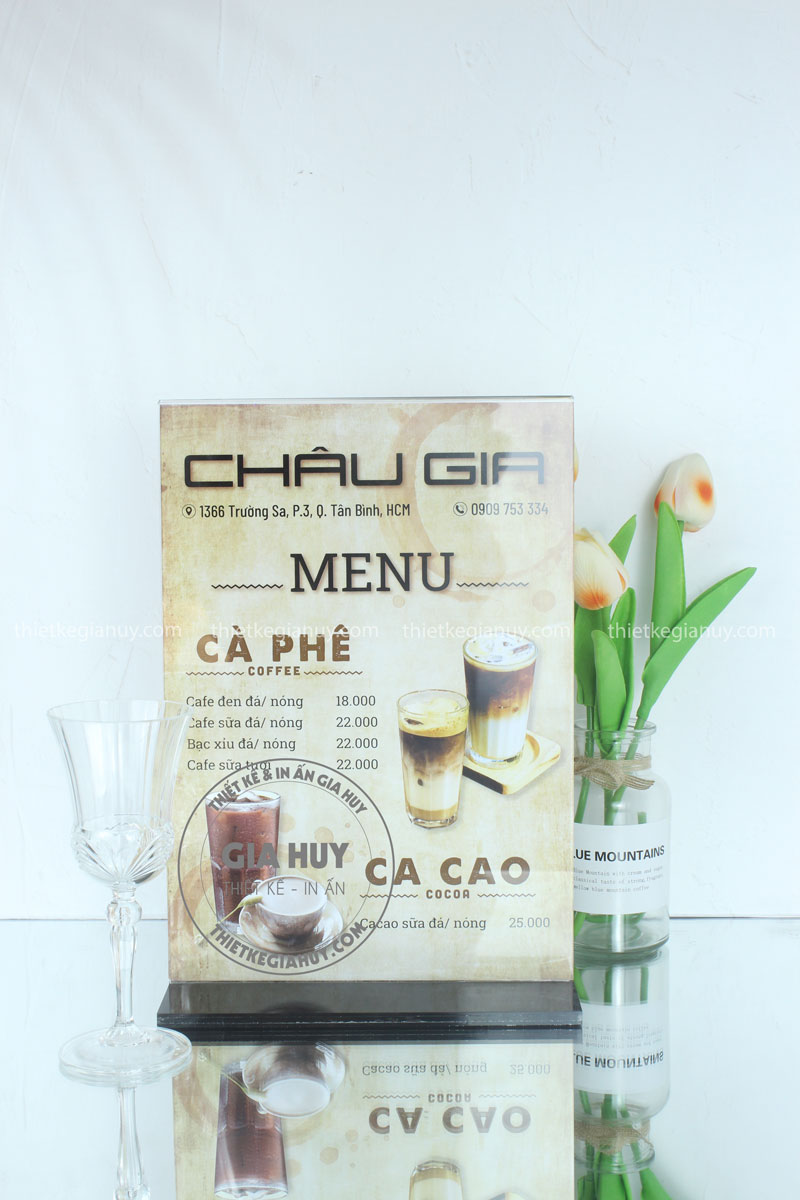 menu cafe mica