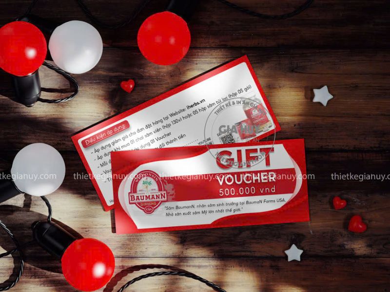 gift voucher cho sản phẩm sâm