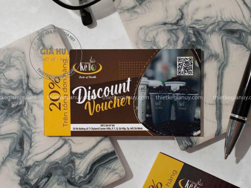 mẫu voucher dành cho quán cafe trà sữa