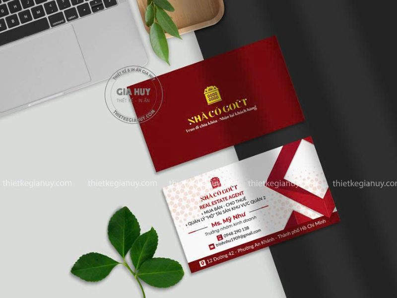 card visit bất động sản