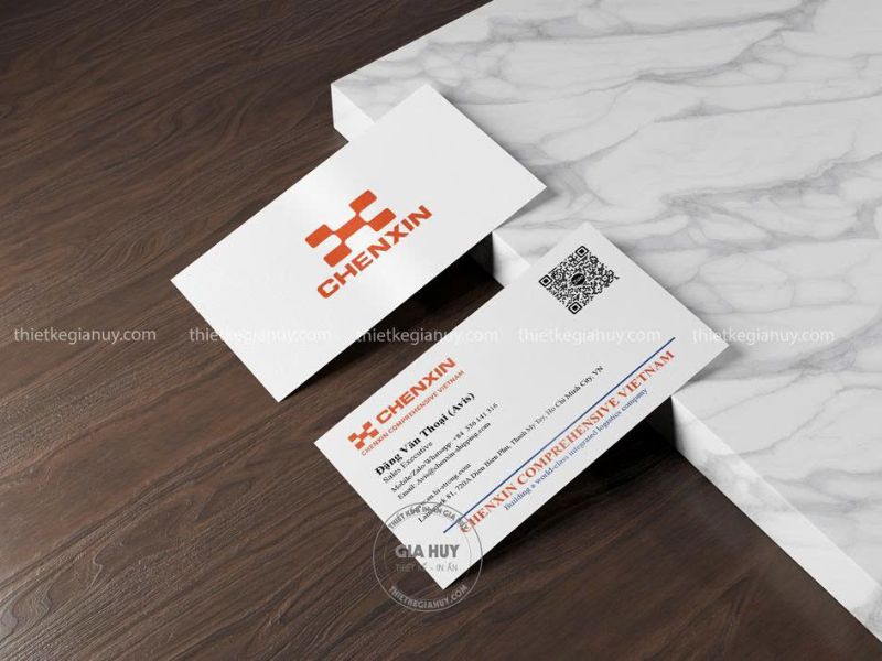 card visit công ty chenxin