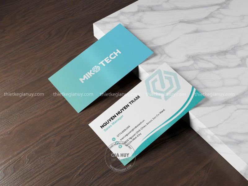 mẫu danh thiếp kinh doanh